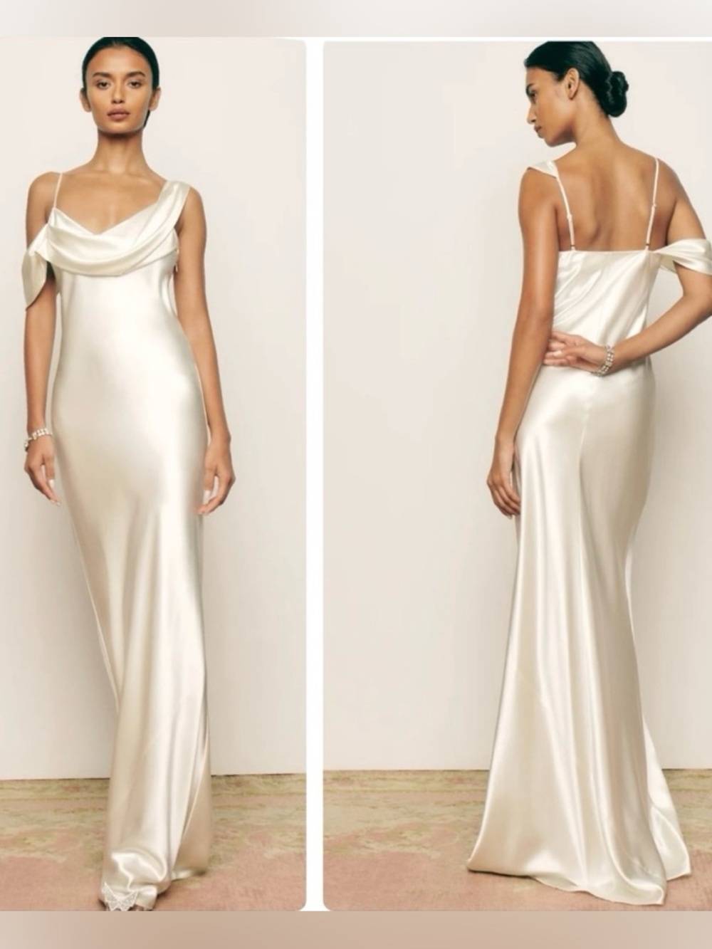 Reformation Ronda Silk Dress - Picture 2 of 12